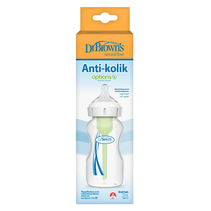 Dr. Brown's WideNeck Opt+ Nappflaska Strl 1 270 ml 1 st Dr. Brown's