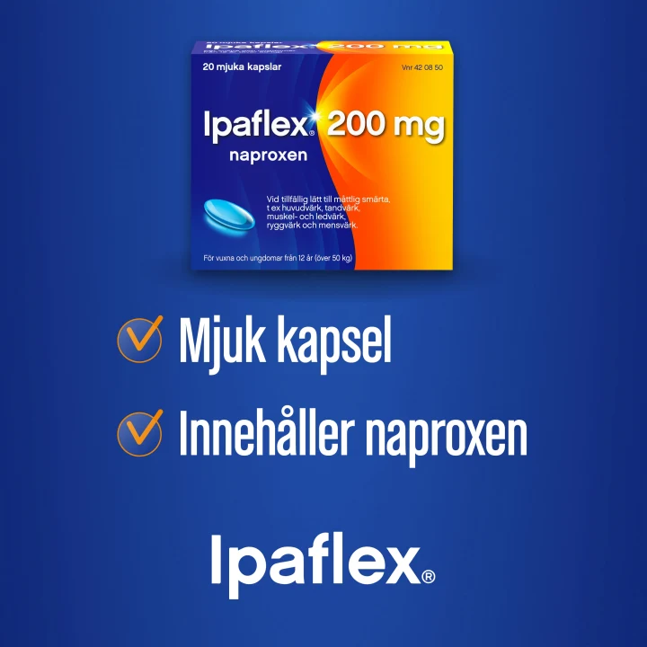Ipaflex 200 mg 20 kapslar Ipaflex