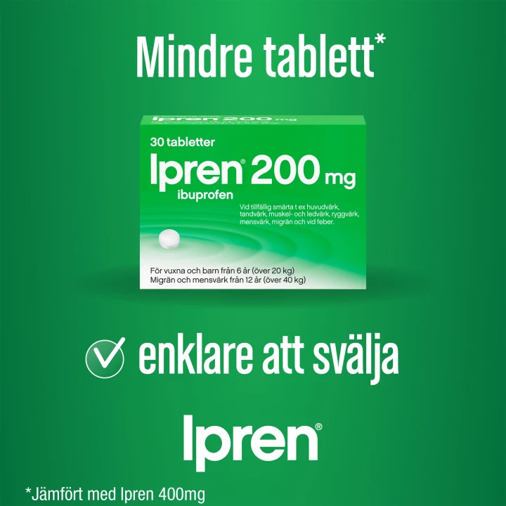 Ipren filmdragerad tablett 200 mg 30 st Ipren
