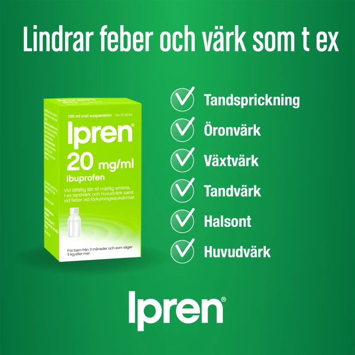 Ipren oral suspension 20 mg/ml 100 ml Ipren