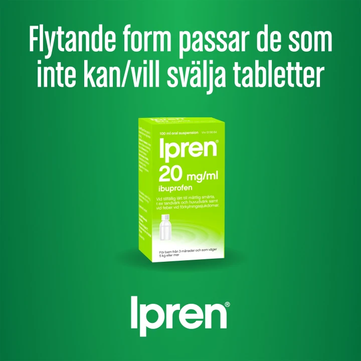 Ipren oral suspension 20 mg/ml 100 ml Ipren