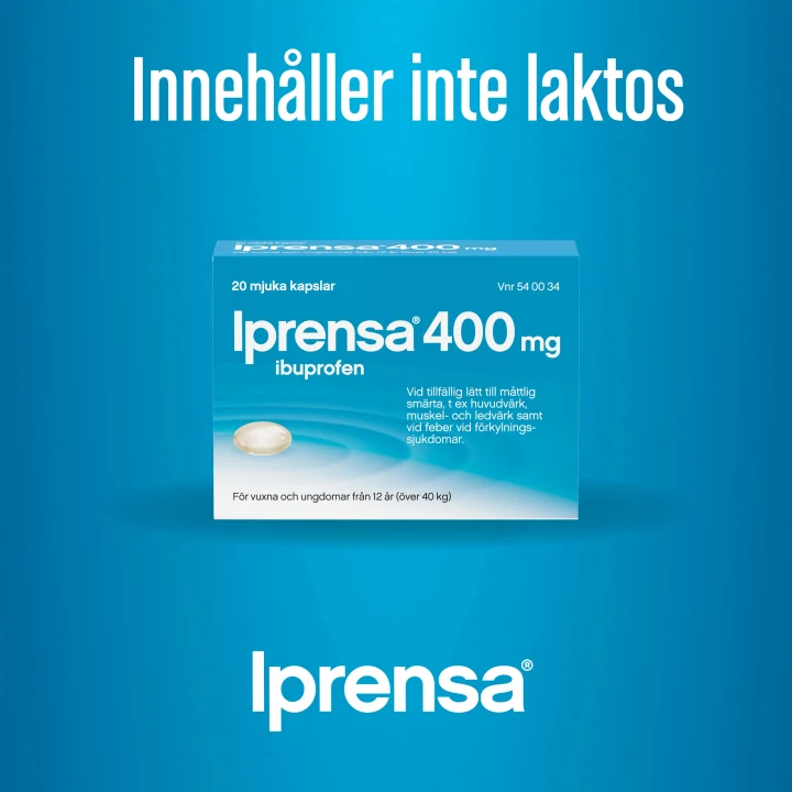 Iprensa mjuk kapsel 400 mg 20 st Ipren