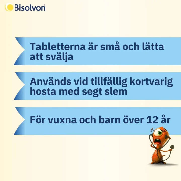 Bisolvon tablett 8 mg 30 st Bisolvon