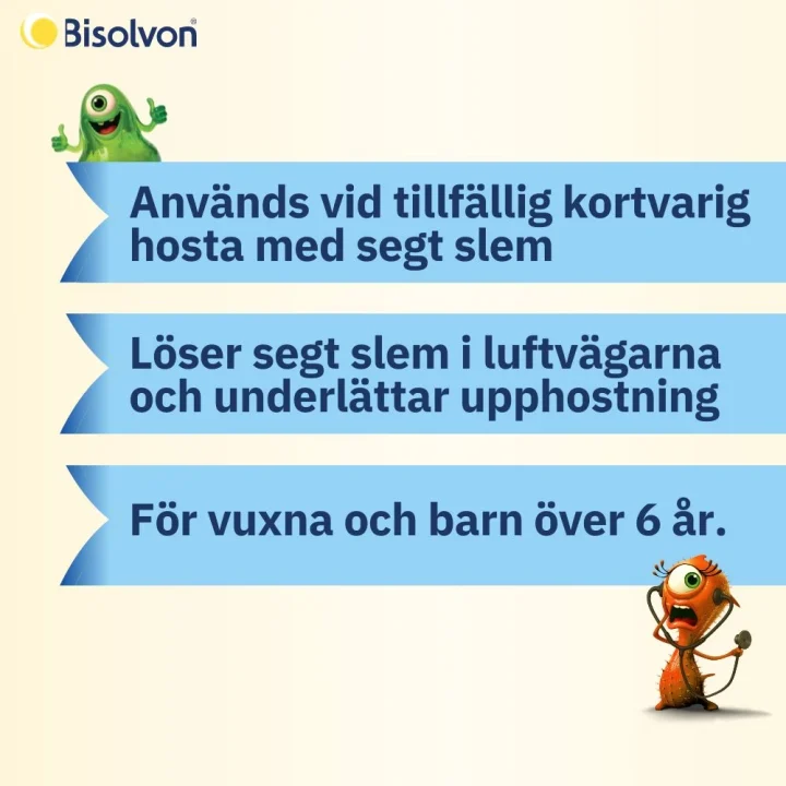 Bisolvon Oral lösning 1,6mg/ml Flaska 200 ml Bisolvon
