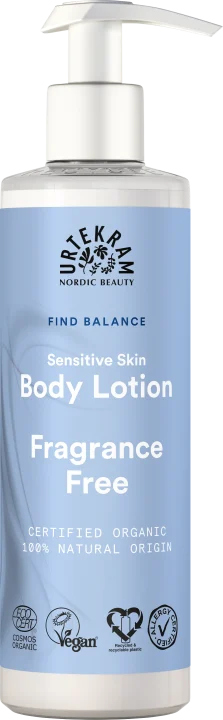 Urtekram Find Balance Fragrance Free Body Lotion 245 ml Urtekram