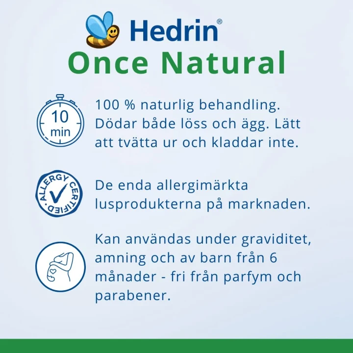 Hedrin Once Natural 100 ml Hedrin