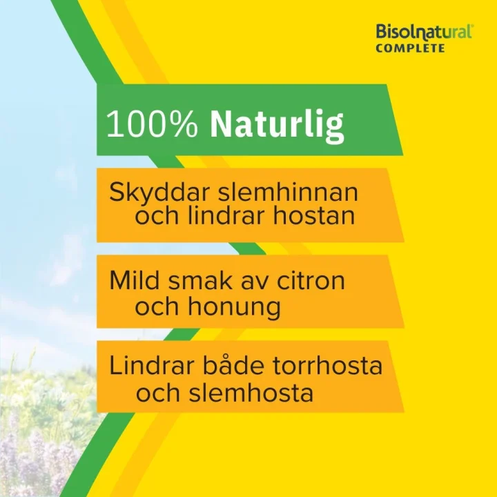 Bisolnatural Complete Hostsirap 133 ml Bisolvon