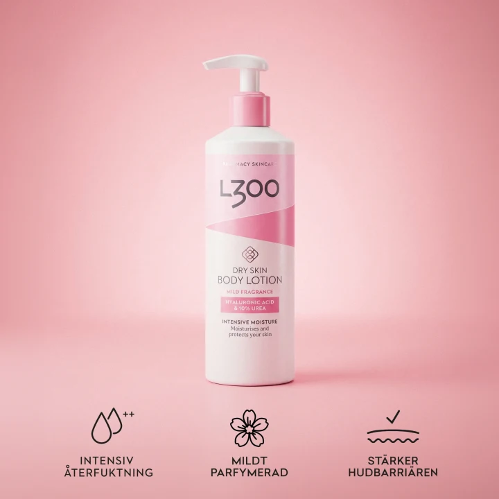 L300 Intensive Moisture Body Lotion Mild Parfymerad 350 ml L300
