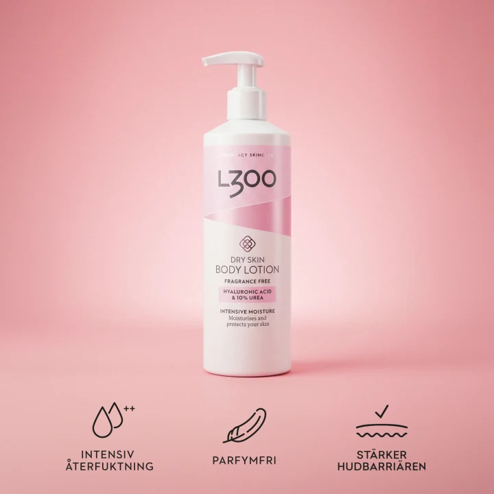 L300 Intensive Moisture Body Lotion Oparfymerad 350 ml L300