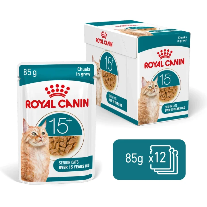 Royal Canin Ageing Cat 15+ Gravy Våtfoder 12x85 g Royal Canin