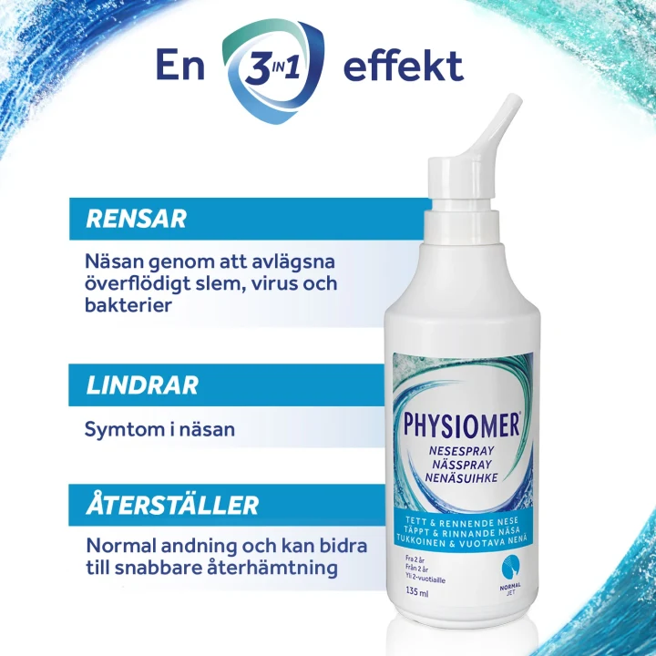 Physiomer Normal Jet & Spray nässpray 135 ml Physiomer