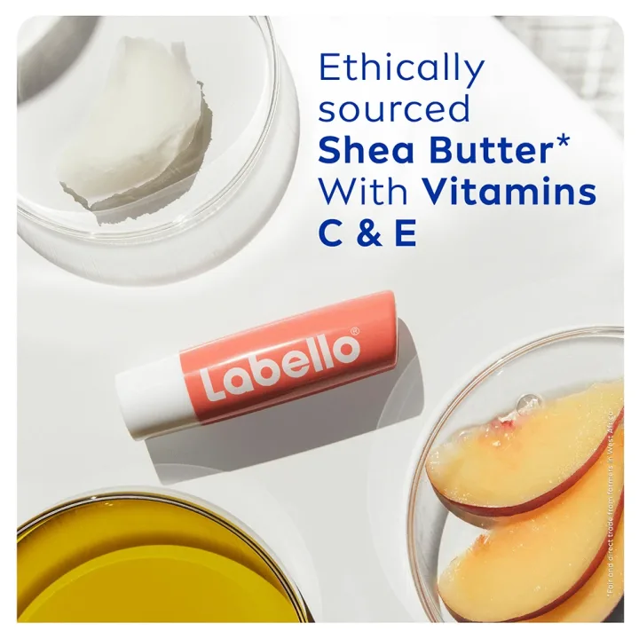 Labello Peach Shine Lip Balm 4,8 g Labello