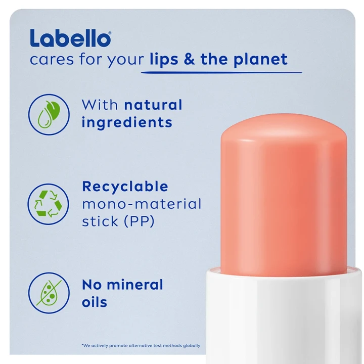 Labello Peach Shine Lip Balm 4,8 g Labello