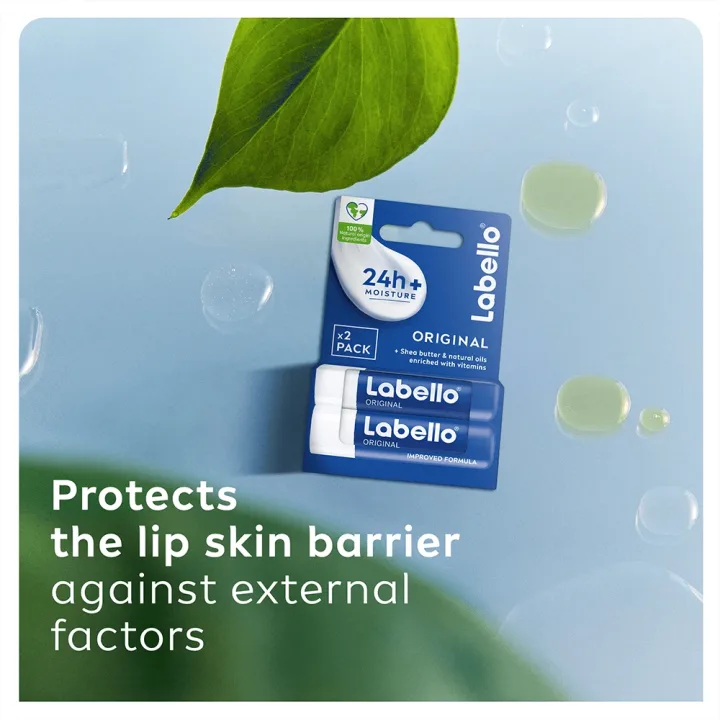 Labello Original Care Lip Balm 2x4,8 g Labello