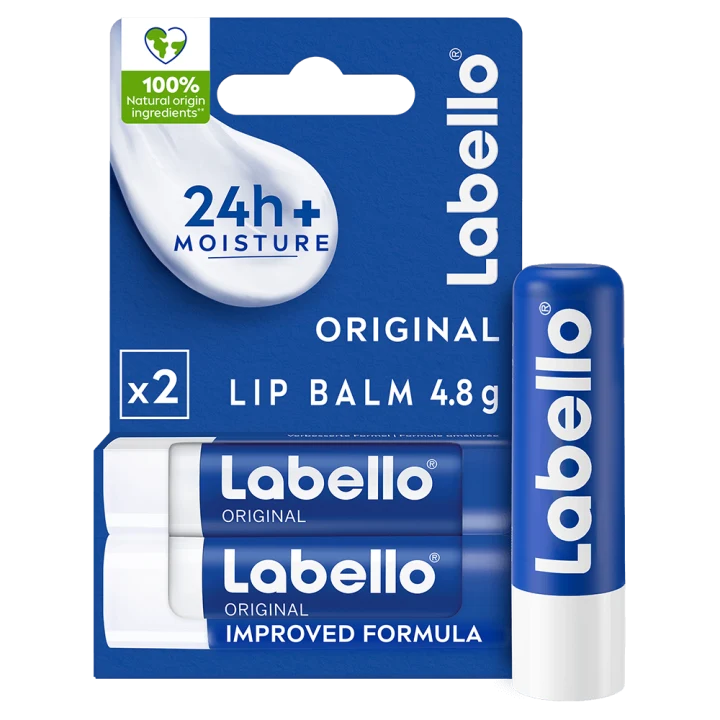 Labello Original Care Lip Balm 2x4,8 g Labello