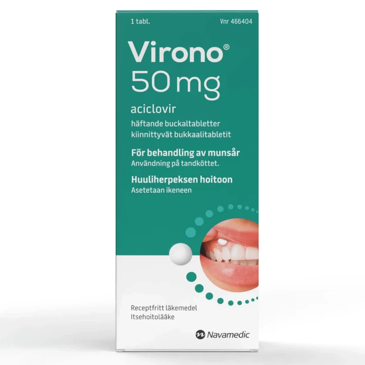Virono Buckaltablett Häftande 50mg 1 st Virono
