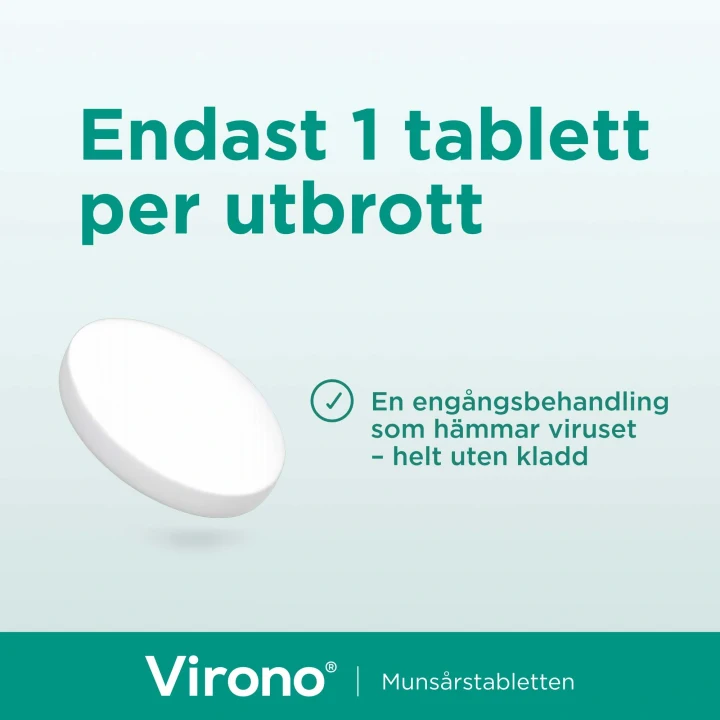 Virono Buckaltablett Häftande 50mg 1 st Virono