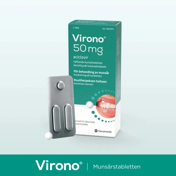 Virono Buckaltablett Häftande 50mg 1 st Virono