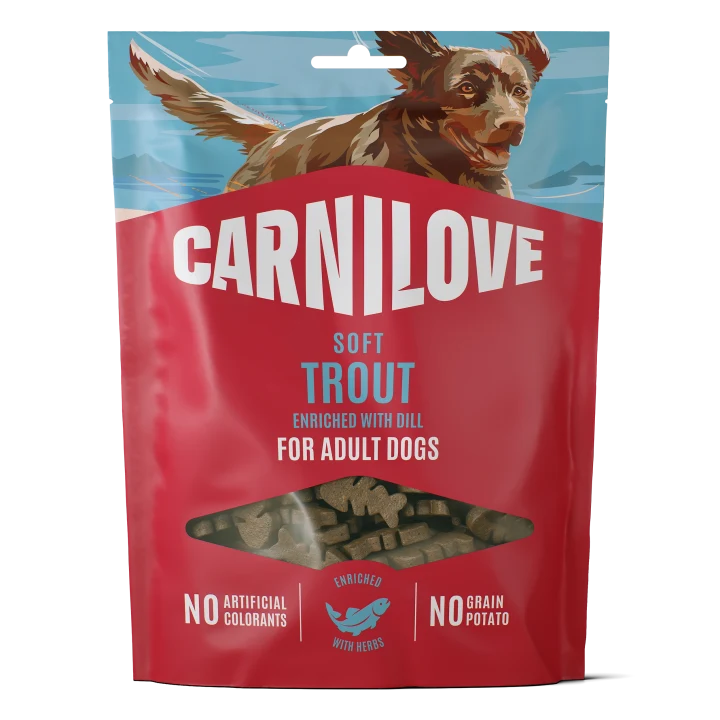 Carnilove Dog Soft Snack Trout enriched with Dill 200 g Carnilove