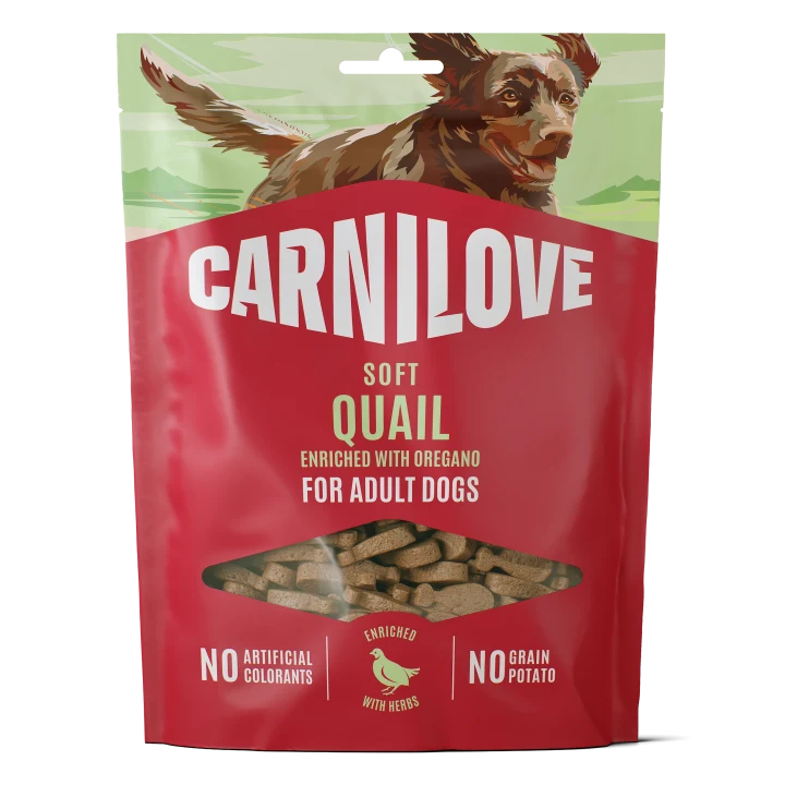 Carnilove Dog Soft Snack Quail enriched with Oregano 200 g Carnilove
