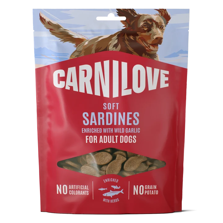 Carnilove Dog Soft Snack Sardine enriched with Garlic 200 g Carnilove