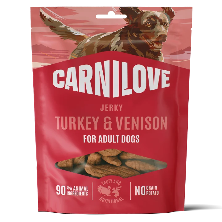 Carnilove Dog Jerky Turkey with Venison 100 g Carnilove