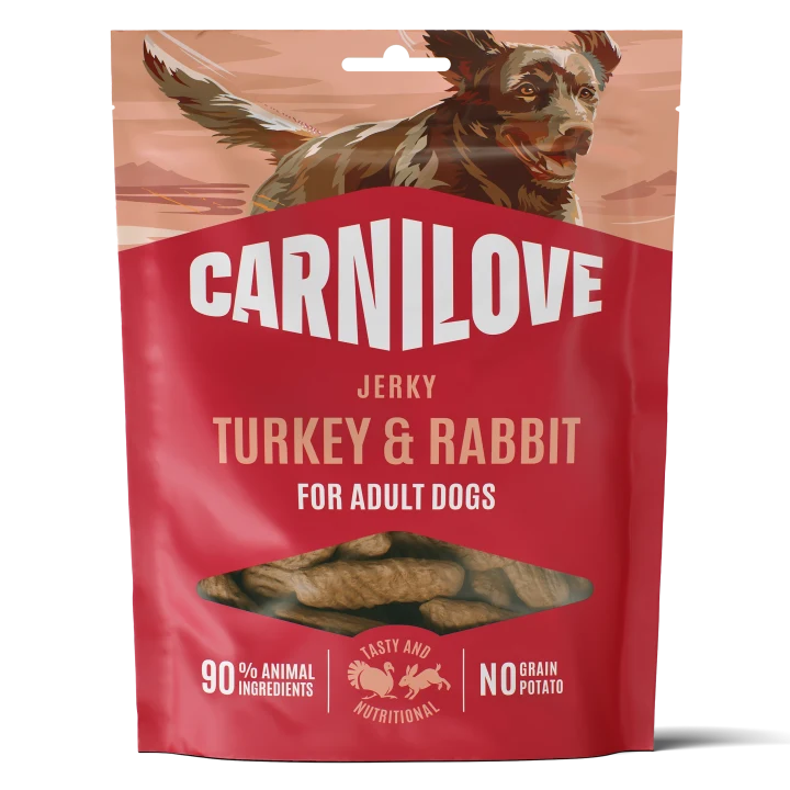Carnilove Dog Jerky Turkey & Rabbit 100 g Carnilove