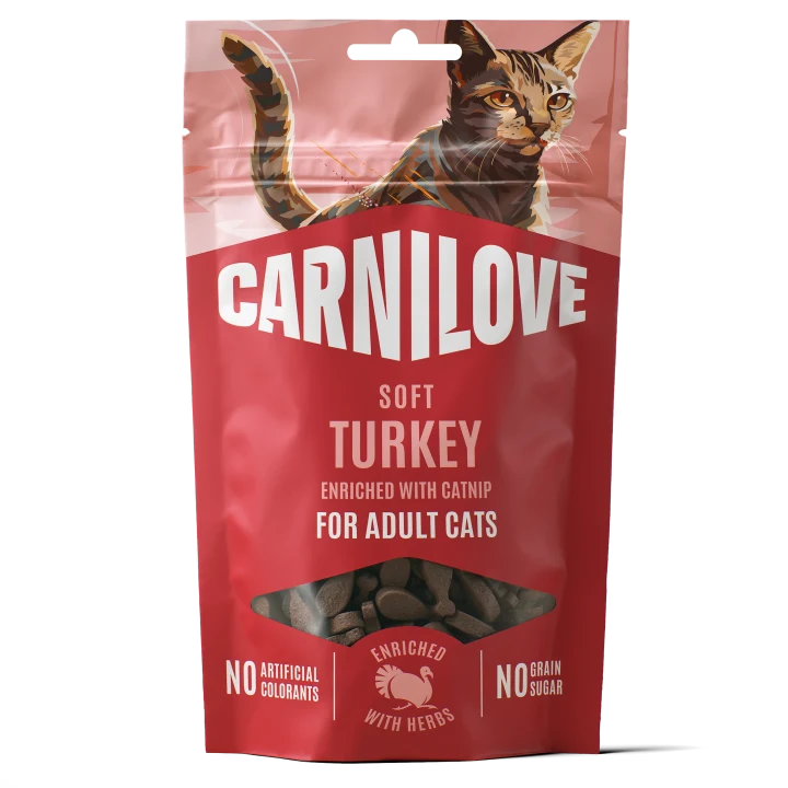 Carnilove Cat Soft Snack Turkey enriched with Catnip 50 g Carnilove
