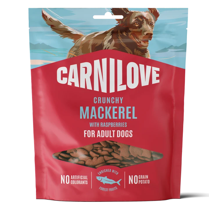 Carnilove Dog Crunchy Snack Mackerel with Raspberries 200 g Carnilove