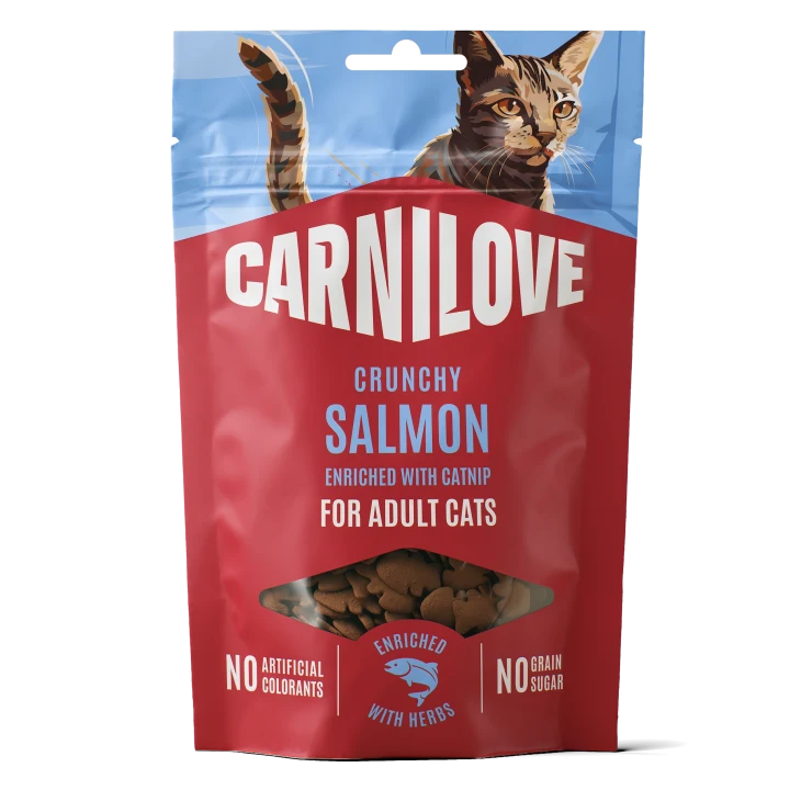 Carnilove Cat Crunchy Snack Salmon enriched with Catnip 50 g Carnilove
