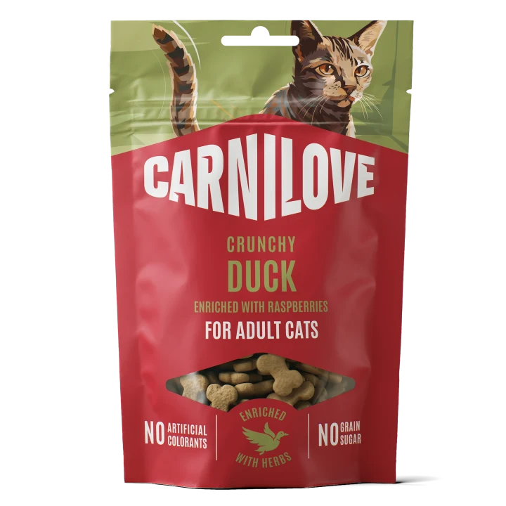 Carnilove Cat Crunchy Snack Duck Enriched with Raspberries 50 g Carnilove