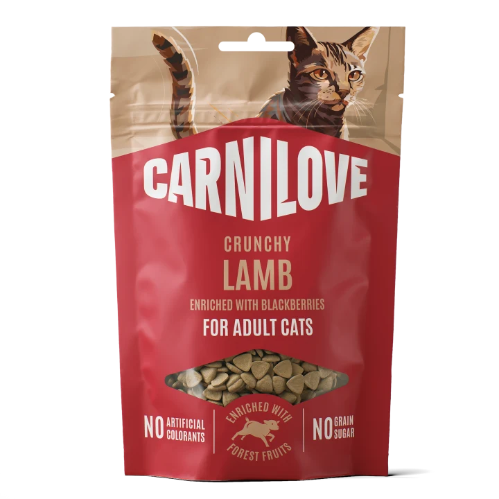Carnilove Cat Crunchy Snack Lamb enriched with Blackberries 50 g Carnilove