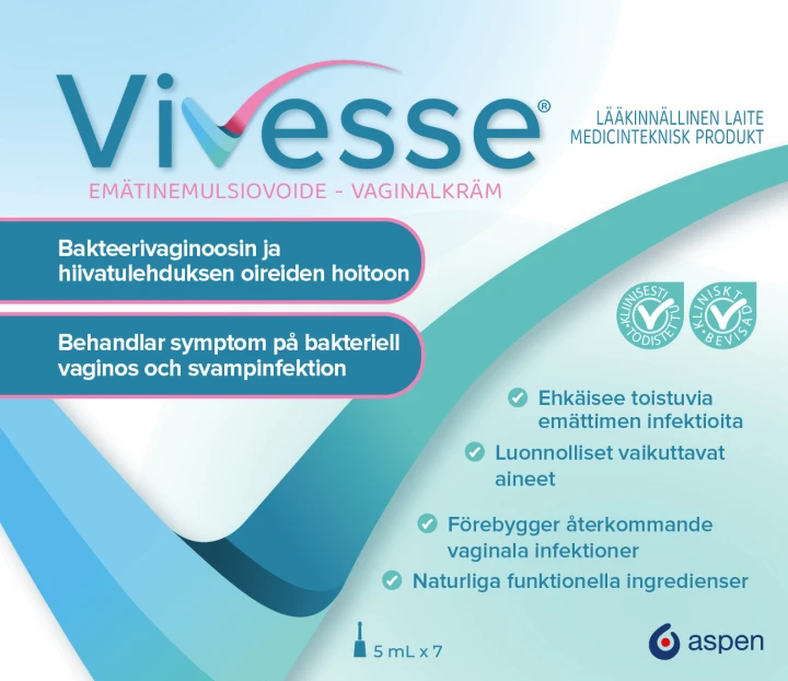 Vivesse Vaginalkräm 7 x 5 ml Vivesse