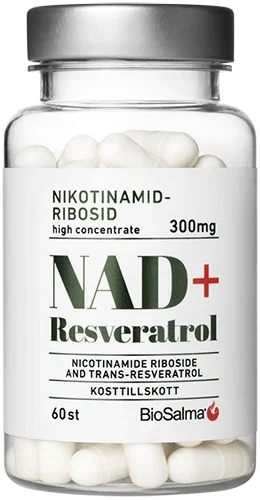 BioSalma NAD+ 300mg +Reservatrol 60 st BioSalma