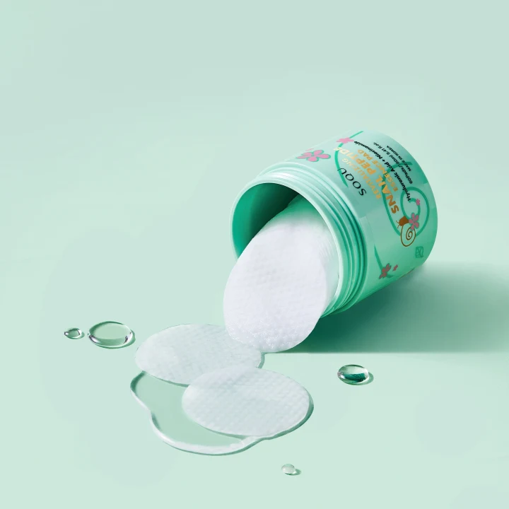 SOQU Snail Peptide Essence Pad 60 pcs SOQU