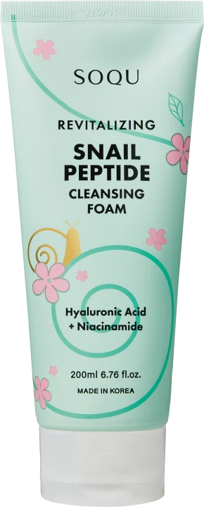 SOQU Snail Peptide Cleansing Foam 200 ml SOQU