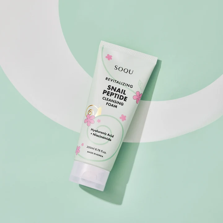 SOQU Snail Peptide Cleansing Foam 200 ml SOQU