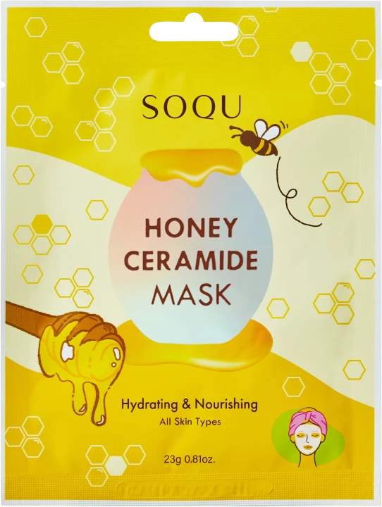 SOQU Honey Ceramide Sheet Mask 1-pack SOQU