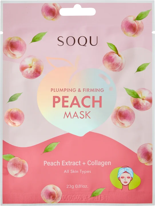 SOQU Peach Sheet Mask 1-pack SOQU