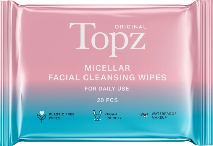 Topz Daily Cleansing Wipes Micellar 20 st Topz