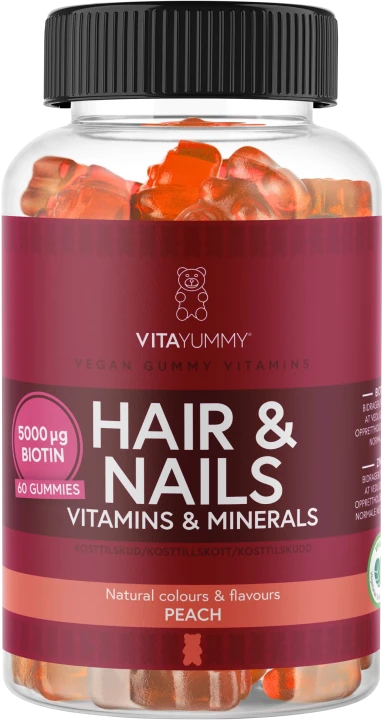 VitaYummy Hair & Nails Peach 60 st VitaYummy 