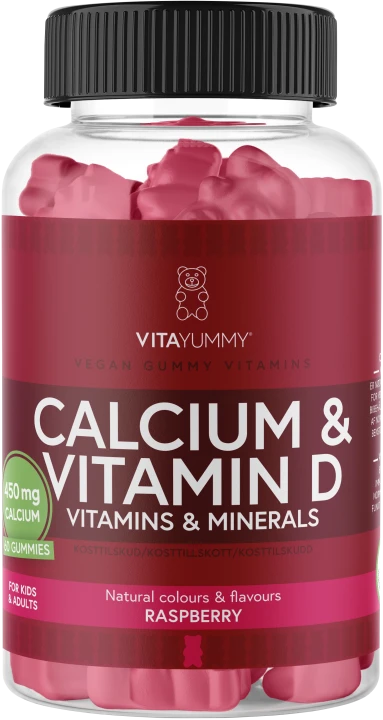VitaYummy Calcium & D Raspberry 60 st VitaYummy 