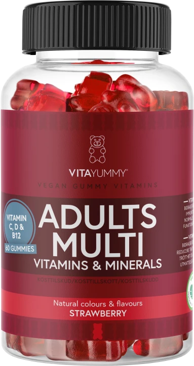 VitaYummy Adults Multivitamin Strawberry 60 st VitaYummy 