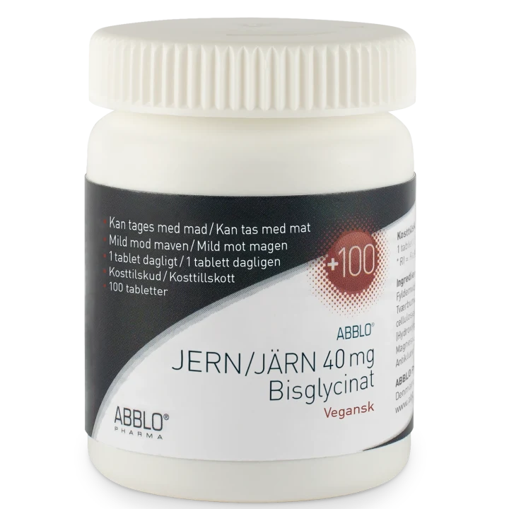 ABBLO Järn 40mg Bisglycinat 100 st ABBLO