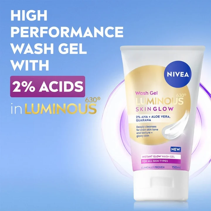 NIVEA Luminous Skin Glow Wash Gel 150 ml Nivea