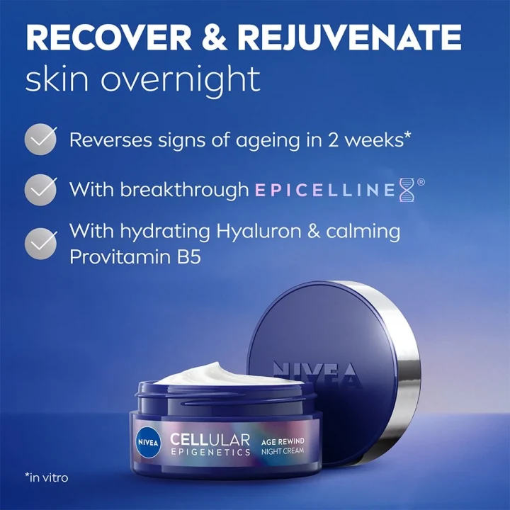 NIVEA Cellular Epigenetics Age Rewind Night Cream 50 ml Nivea