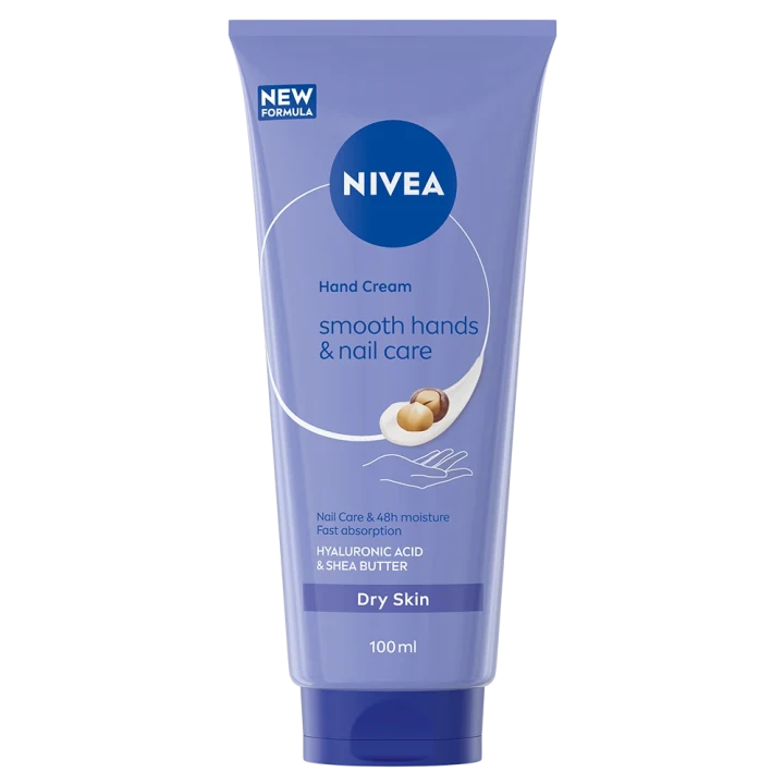 NIVEA Smooth Hands & Nail Care Hand Cream 100 ml Nivea