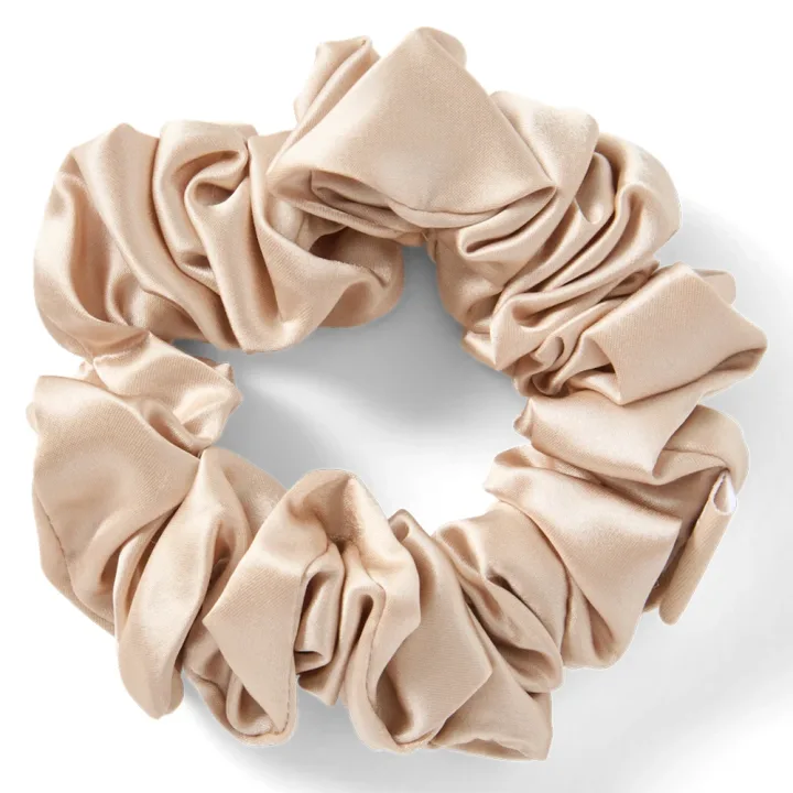 ByBarb Sidensnodd Stor Beige ByBarb