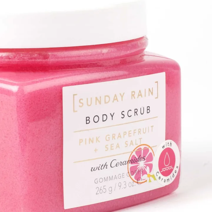Sunday Rain Pink Grapefruit & Sea Salt Body Scrub 265 g Sundayrain