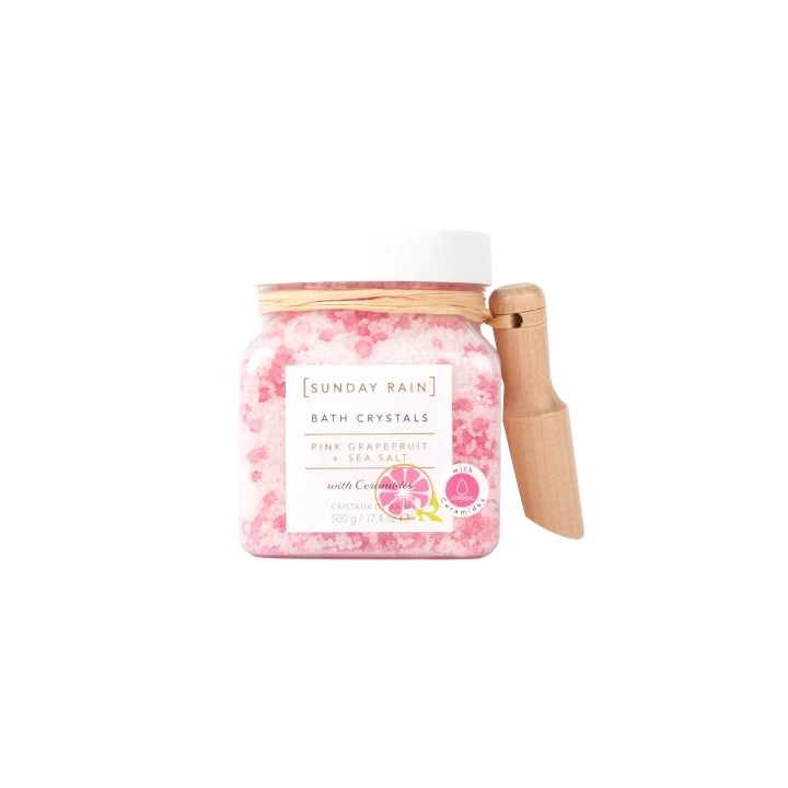 Sunday Rain Pink Grapefruit & Sea Salt Bath Crystals 500 g Sundayrain